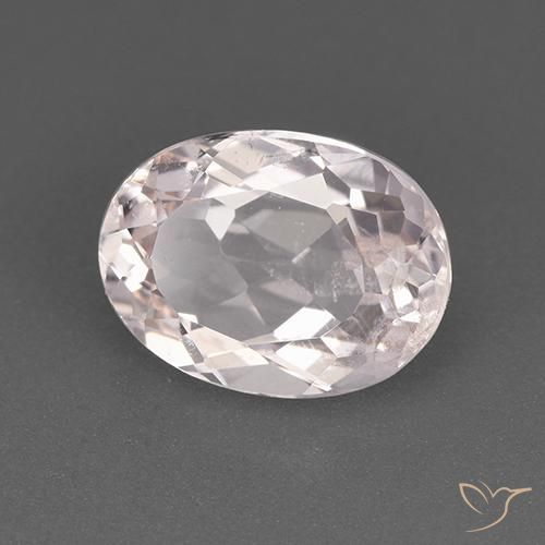 Morganita Rosado claro natural de 1.95 ct, Ovalada, VS