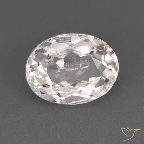 1.21ct Natural Rosado claro morganita, Ovalada, VVS-VS