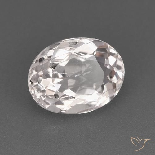 Morganita Rosado claro natural de 1.21 ct, Ovalada, VVS-VS
