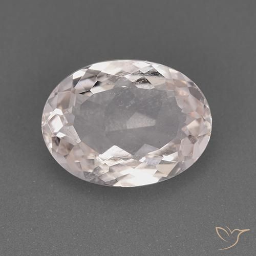 1.63ct Natural Rosado claro morganita, Ovalada, VS