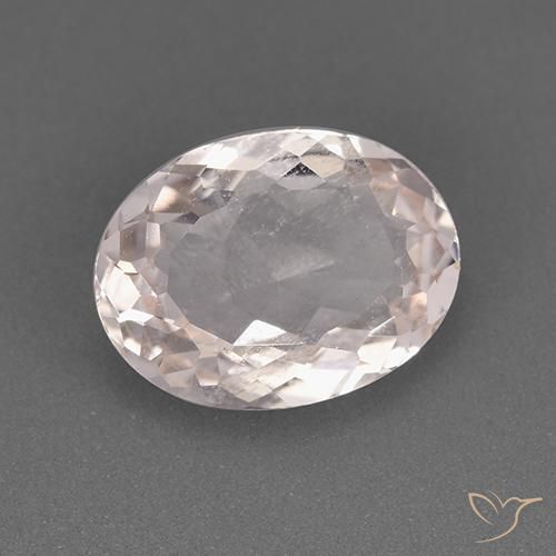 Morganita Rosado claro natural de 1.63 ct, Ovalada, VS
