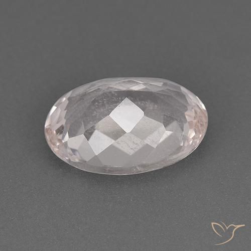 Morganita Rosado claro natural de 1.63 ct, Ovalada, VS