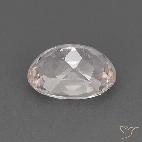 Morganita Rosado salmón natural de 1.38 ct, Ovalada, VS