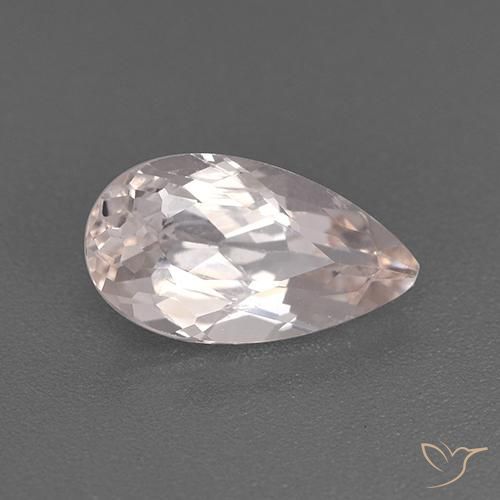 Morganita Tono rosado rosa natural de 1.60 ct, En forma de pera, VS