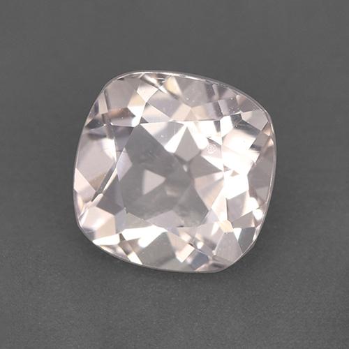 Morganita rosa natural de 1,08 ct, corte cojín, VVS-VS