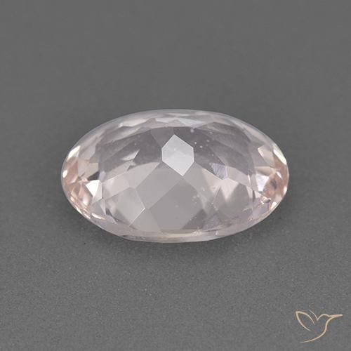 Morganita Rosado claro natural de 1.61 ct, Ovalada, VS