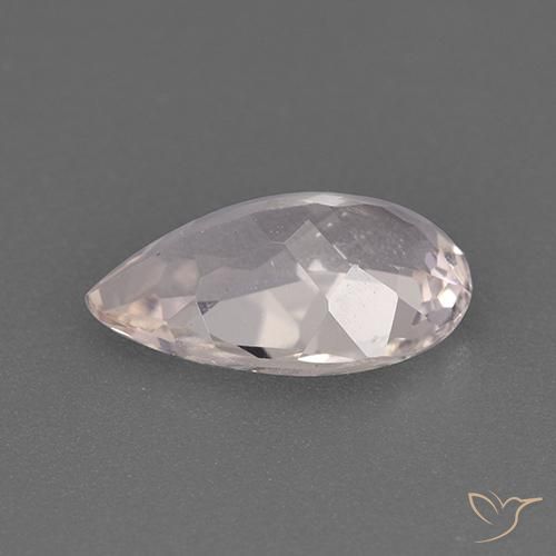Morganita Rosado claro natural de 1.38 ct, En forma de pera, VS