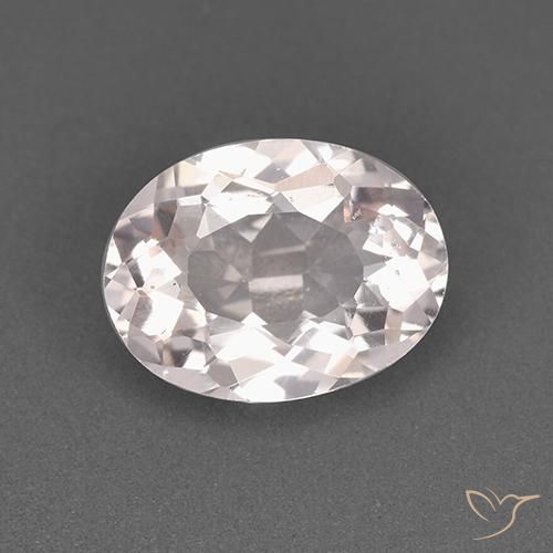 1.30ct Natural Rosado claro morganita, Ovalada, VS