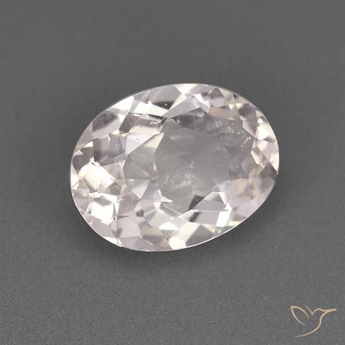 Morganita Rosado claro natural de 1.30 ct, Ovalada, VS