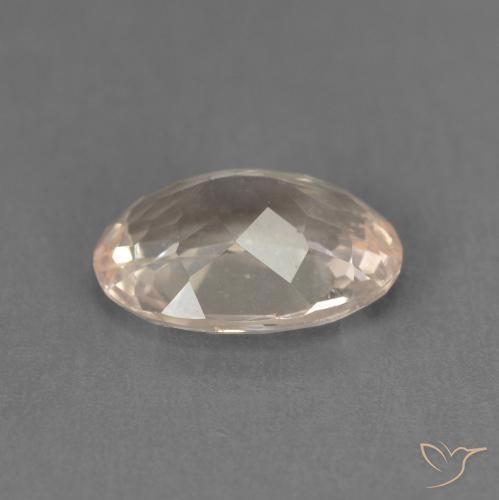 Morganita Rosado medio natural de 1.50 ct, Ovalada, VS