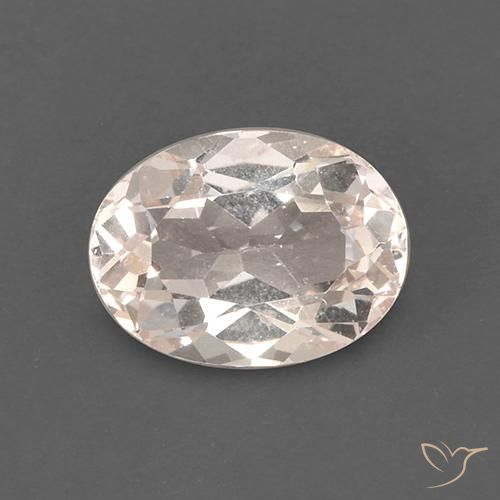 1.68ct Natural Rosado claro medio morganita, Ovalada, VS