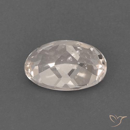 Morganita Rosado claro medio natural de 1.68 ct, Ovalada, VS