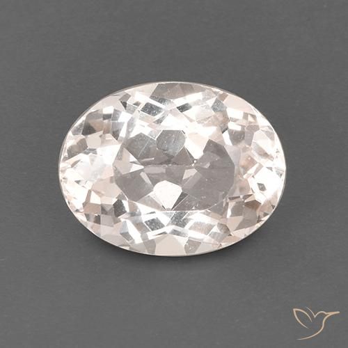 1.90ct Natural Rosado claro medio morganita, Ovalada, VS