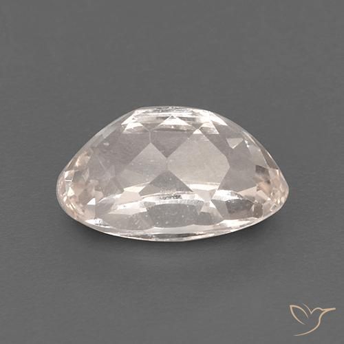 Morganita Rosado claro medio natural de 1.33 ct, Ovalada, VS