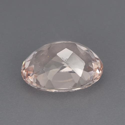 Morganita Rosado claro natural de 2.10 ct, Corte Óvalo, VVS-VS