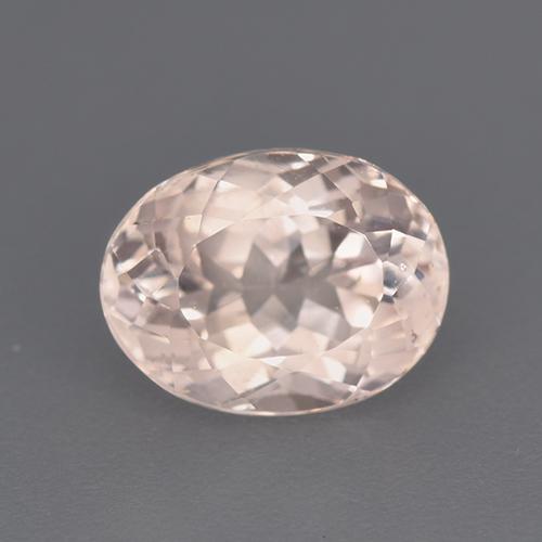 Morganita Rosado claro medio natural de 2.13 ct, Corte Óvalo, VS