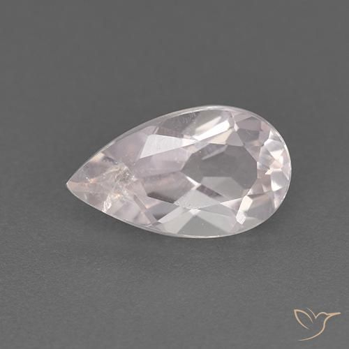 0.97ct Natural Rosado claro Morganita, En forma de pera, VS
