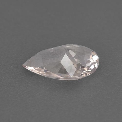 Morganita rosa natural de 0,61 ct, en forma de pera, VVS-VS
