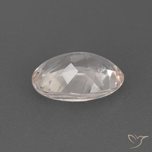 Morganita Rosado claro medio natural de 1.18 ct, Ovalada, VS