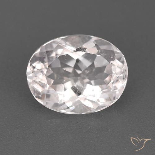 1.20ct Natural Rosado claro morganita, Ovalada, VS