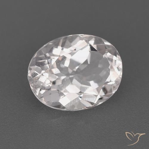 Morganita Rosado claro natural de 1.20 ct, Ovalada, VS