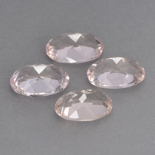 Gemas de morganita rosa natural de 2,90 ct, corte óvalo, VS