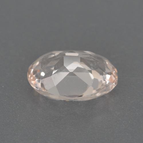 Morganita Rosado claro medio natural de 1.00 ct, Corte Óvalo, VVS-VS