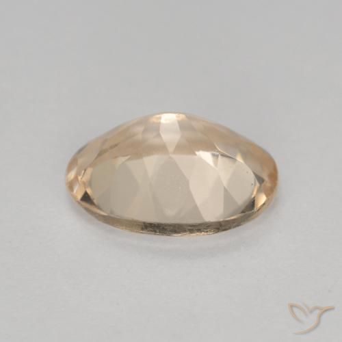 Morganita Rosado salmón natural de 1.05 ct, Ovalada, VVS-VS