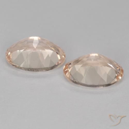 Gemas de Morganita Rosado medio natural de 2.14 ct, Ovalada, VS