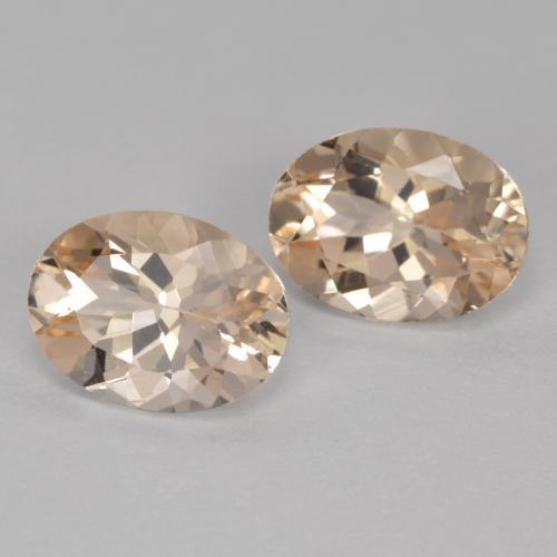 Gemas de morganita rosa natural de 2,33 ct, corte óvalo, VVS-VS