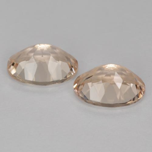 Gemas de morganita rosa natural de 2,33 ct, corte óvalo, VVS-VS