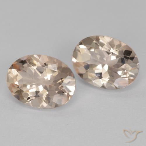 Gemas de Morganita Rosado medio natural de 2.19 ct, Ovalada, VVS-VS