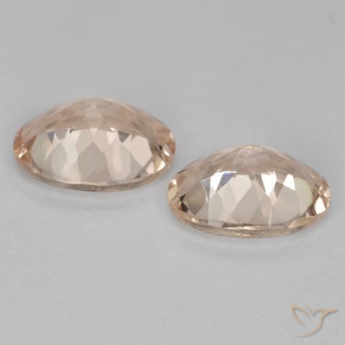 Gemas de Morganita Rosado medio natural de 2.19 ct, Ovalada, VVS-VS