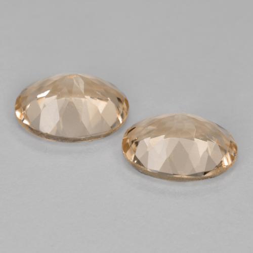 Gemas de Morganita Dorado claro natural de 2.17 ct, Corte Óvalo, VVS-VS
