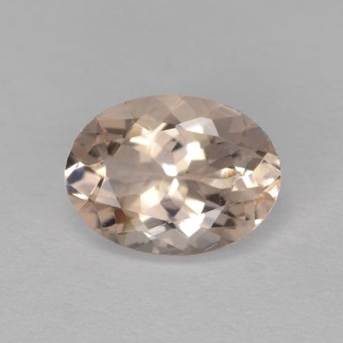 Morganita rosa natural de 1,13 ct, corte óvalo, VVS-VS