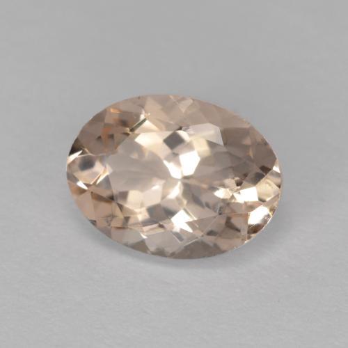Morganita rosa natural de 1,13 ct, corte óvalo, VVS-VS