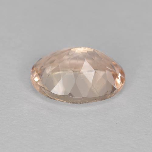 Morganita Rosado medio natural de 1.24 ct, Corte Óvalo, VS