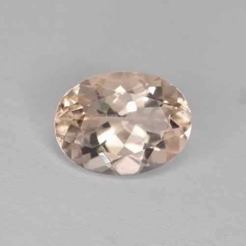 Morganita rosa natural de 1,12 ct, corte óvalo, VS
