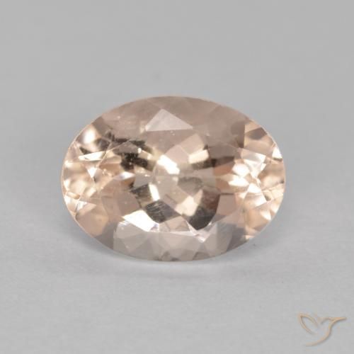 Morganita rosa natural de 1,21 ct, corte óvalo, VS