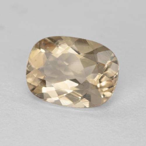 Morganita dorado natural de 1,14 ct, corte cojín, VVS-VS