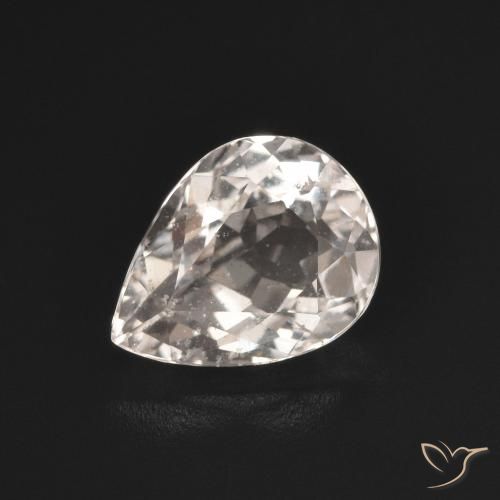 1.17ct Natural Rosado claro Morganita, En forma de pera, VS