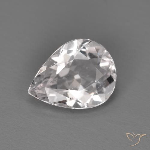 1.09ct Natural Rosado claro Morganita, En forma de pera, VS
