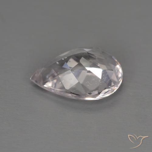 Morganita Rosado claro natural de 1.09 ct, En forma de pera, VS