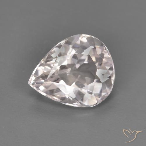 1.24ct Natural Rosado claro Morganita, En forma de pera, VVS