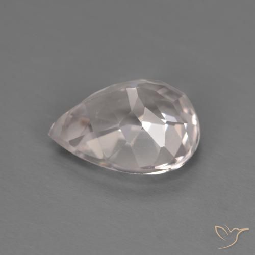Morganita Rosado claro natural de 1.24 ct, En forma de pera, VVS