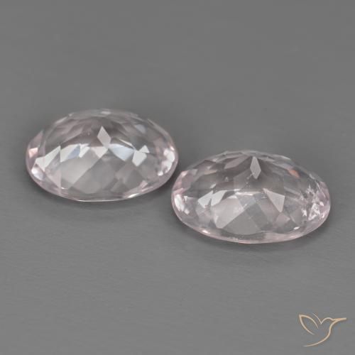 Gemas de Morganita Rosado claro natural de 3.28 ct, Ovalada, VS