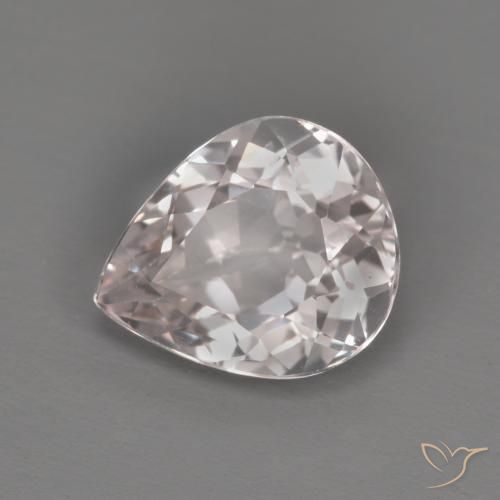 Morganita Rosado claro natural de 1.50 ct, En forma de pera, VVS-VS