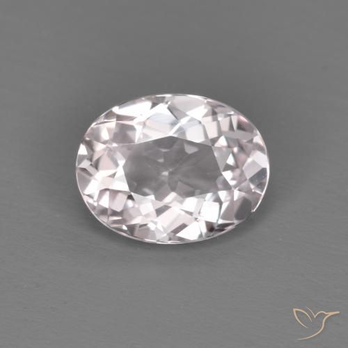 0.94ct Natural Rosado claro morganita, Ovalada, VVS