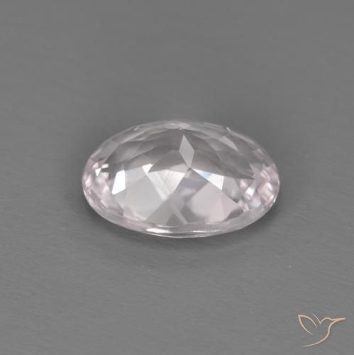 Morganita Rosado claro natural de 0.94 ct, Ovalada, VVS