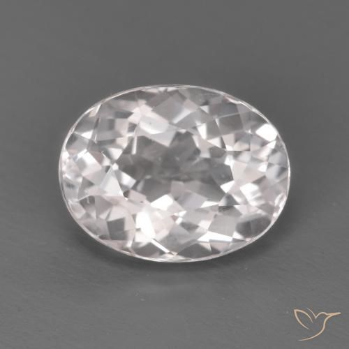 1.54ct Natural Rosado claro morganita, Ovalada, VVS